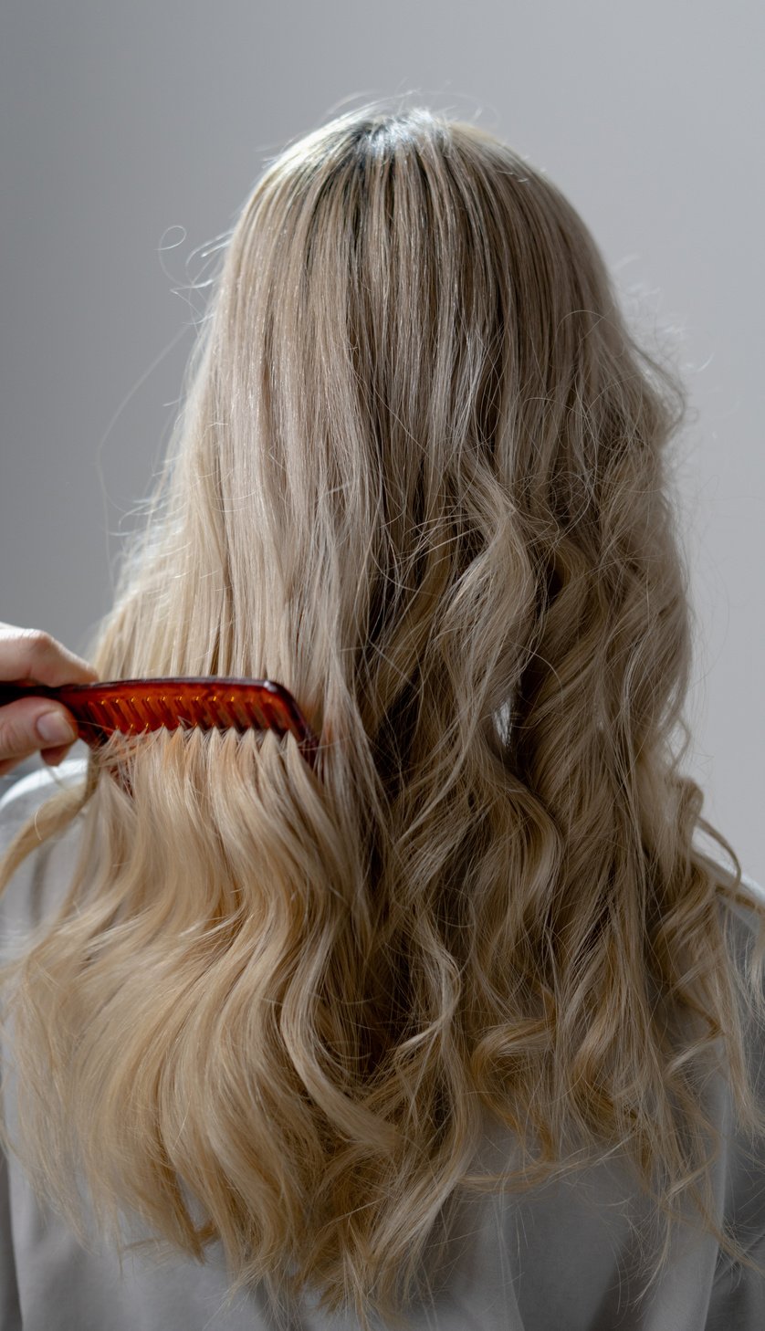 Woman with Curly Hair